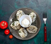 Манты с бараниной