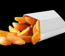 Картошка по-деревенски большая