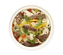 Wok с говядиной