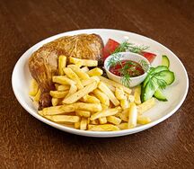 Окорочка куриные с картошкой