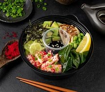 Поке Эби с креветкой