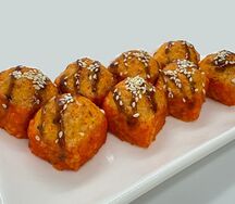 Ролл Шеф с лососем и креветкой