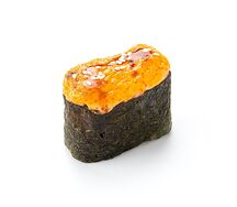 Запеченные суши с тигровой креветкой