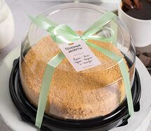 Медовик с малиной