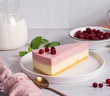 Муссовый пп чизкейк Яблоко - брусника