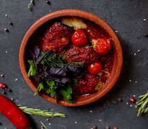 Рулетики запечённые с сыром
