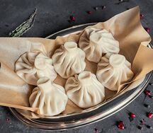 Грузинские хинкали на пару