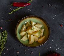 Картофель отварной с зеленью