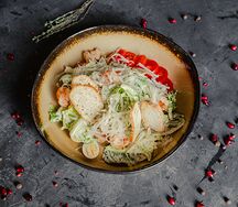 Салат Цезарь с креветкой
