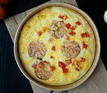 Лепешка Неаполитано с салями