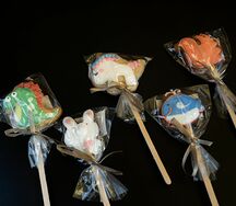 Печенье на палочке Зверята