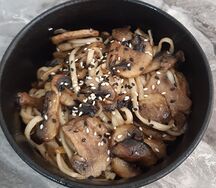 Удон с грибами