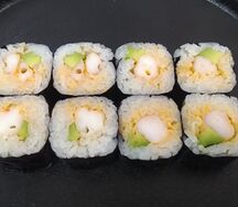 Ролл с Креветкой в соусе Спайси