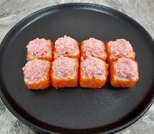 Запеченная Калифорния с тигровой креветкой