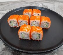 Калифорния с тигровой креветкой