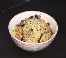 Фунчоза с грибами