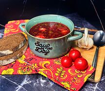 Борщ с мясом