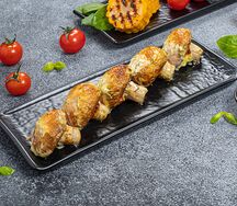 Грибы на мангале