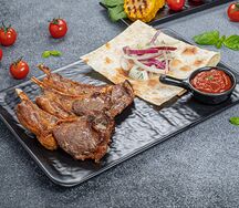 Шашлык из бараньей корейки