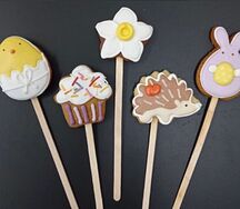 Печенье Пасхальный микс на палочке