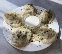Манты на пару