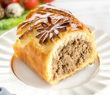 Кулебяка с мясом