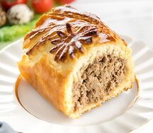 Кулебяка с мясом