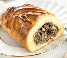 Кулебяка с грибами