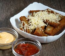 Гренки с сыром