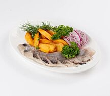 Сельдь с картофелем