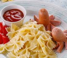 Бантики с сосисками