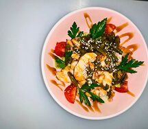 Салат с индейкой