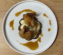 Домашний Цыплёнок Кокле с картофельным пюре и овощами