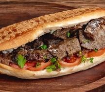 Говяжий Doner с хлебом 
