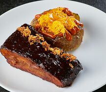 Honey Pork ribs с картофелем