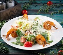 Цезарь с креветками