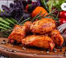 Шашлык из курицы на кости