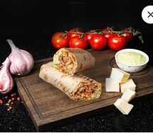 Шаурма с тертым сыром