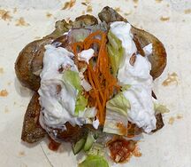 Курица гриль с гарниром