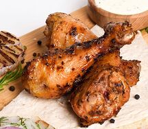 Шашлык из куриной голени