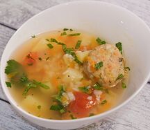 Суп с фрикадельками