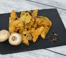 Картофель, жаренный с грибами