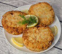 Рыбная котлета