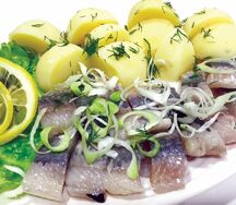 Сельдь с картофелем