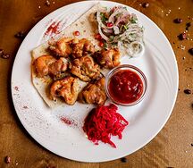 Шашлык из куриного бедра