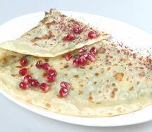 Кутаб с зеленью и сыром