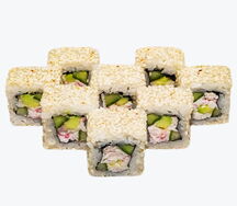 Ролл Калифорния в кунжуте