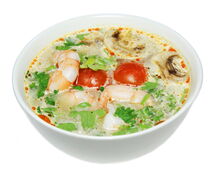 Суп Том ям с креветками