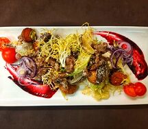 Салат с говяжьей вырезкой