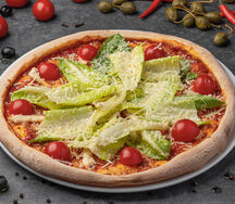 Пицца Цезарь с курицей